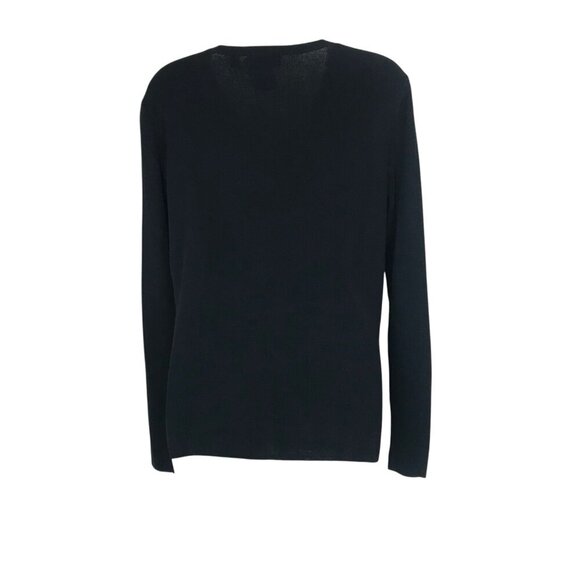 Ted Baker Black  Baniy  Ruched Detail Top Size 3 (US 8) - Picture 6 of 8